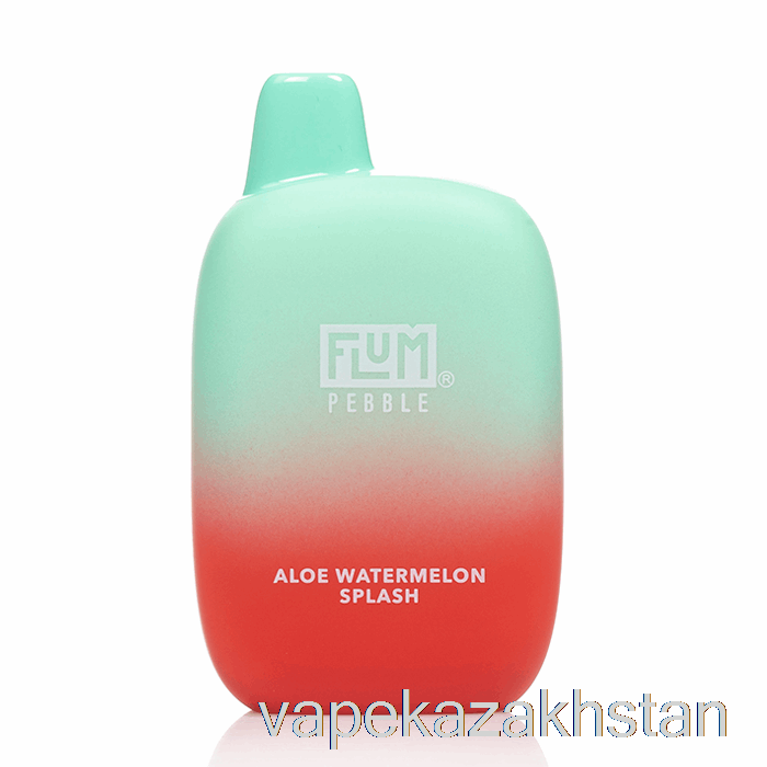 Vape Kazakhstan Flum Pebble 6000 Disposable Aloe Watermelon Splash